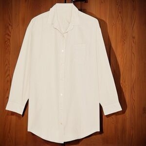 Victoria's Secret Cream Men's Dress Shirt